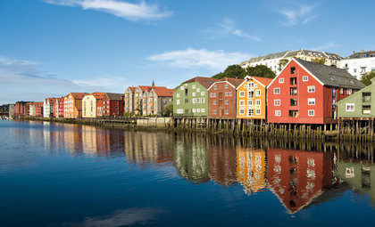 Cruisehaven Trondheim in Noorwegen