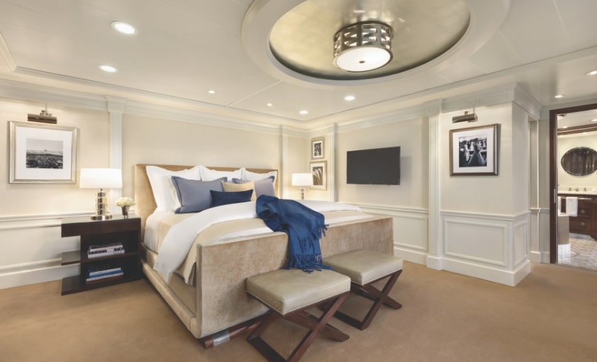 Owners suite kleinschalig schip Oceania