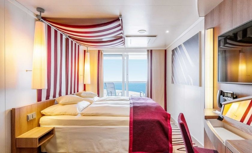 AIDA cruises Garantie buitenhut met balkon