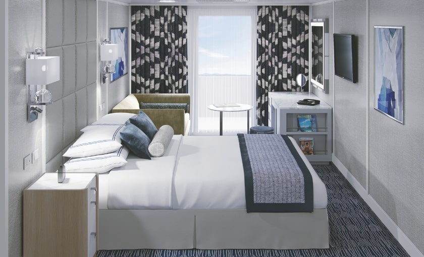 Concierge buitenhut balkon kleinschalig schip Oceania