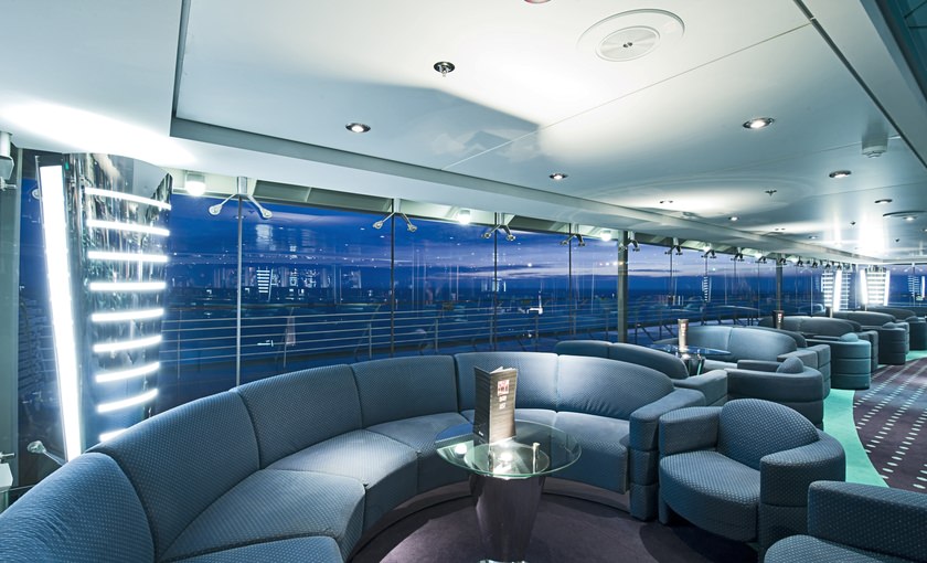 Discotheek Club Blue van MSC Cruises