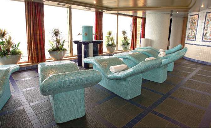 De spa op de Ms Westerdam