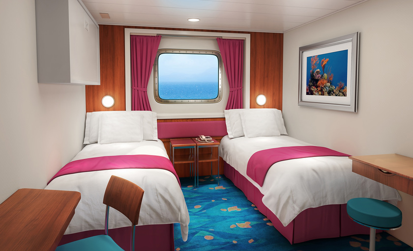 Een buitenhut op de Norwegian Jewel van NCL