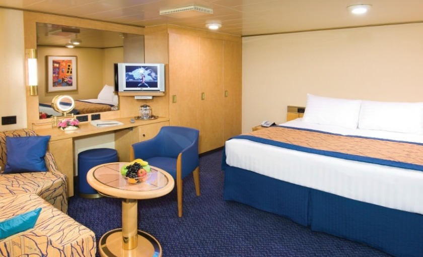 Een binnenhut op de Volendam van Holland America Line