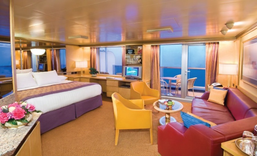 Een suite op de Volendam van Holland America Line