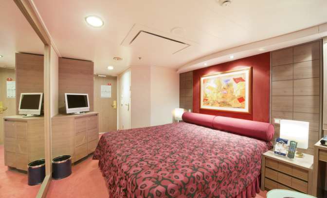 Een binnenhut op de MSC Orchestra