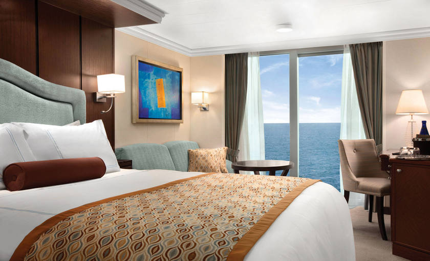Een buitenhut op de Oceania Riviera van Oceania Cruises