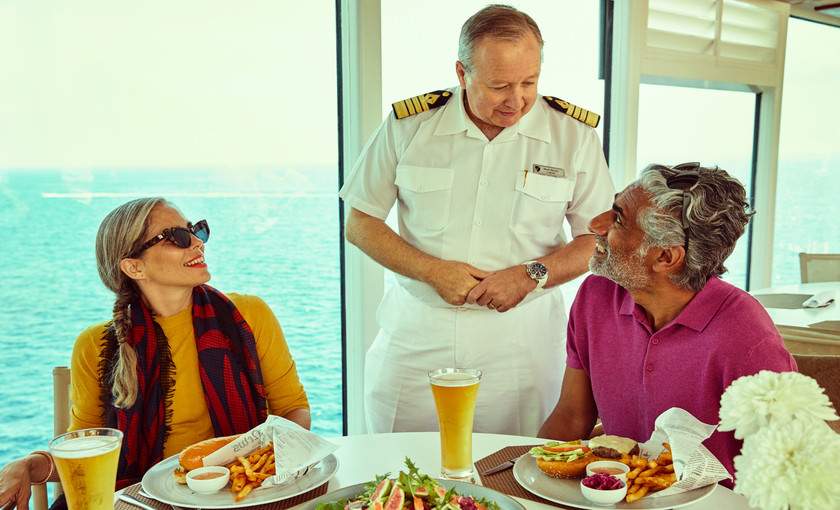 lunchen Seabourn Ovation