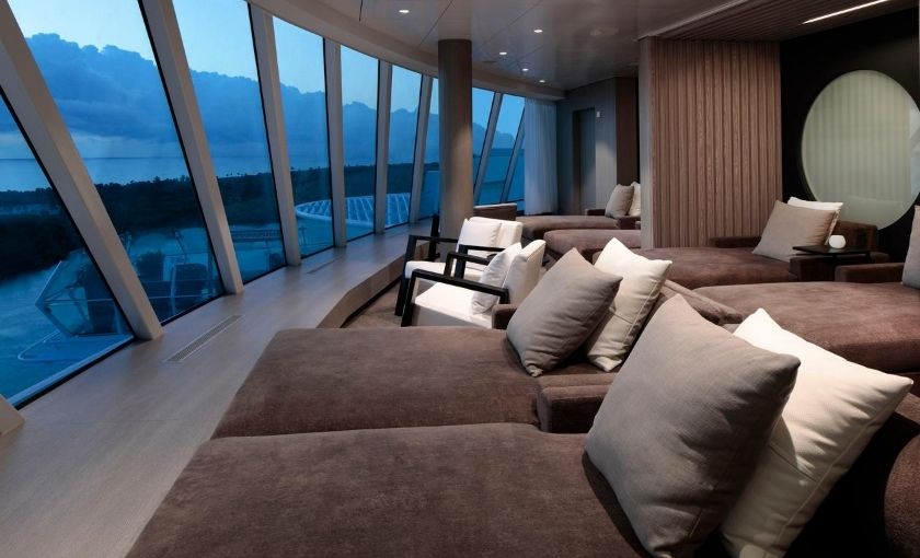 Celebrity Edge spa relaxation room