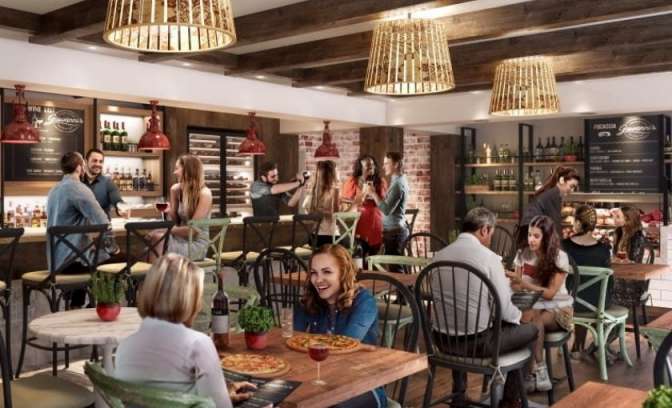 Giovanni's wine bar Odyssey of the Seas Royal Caribbean