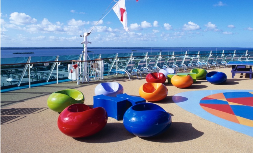Loungedeck op de Mariner of the Seas